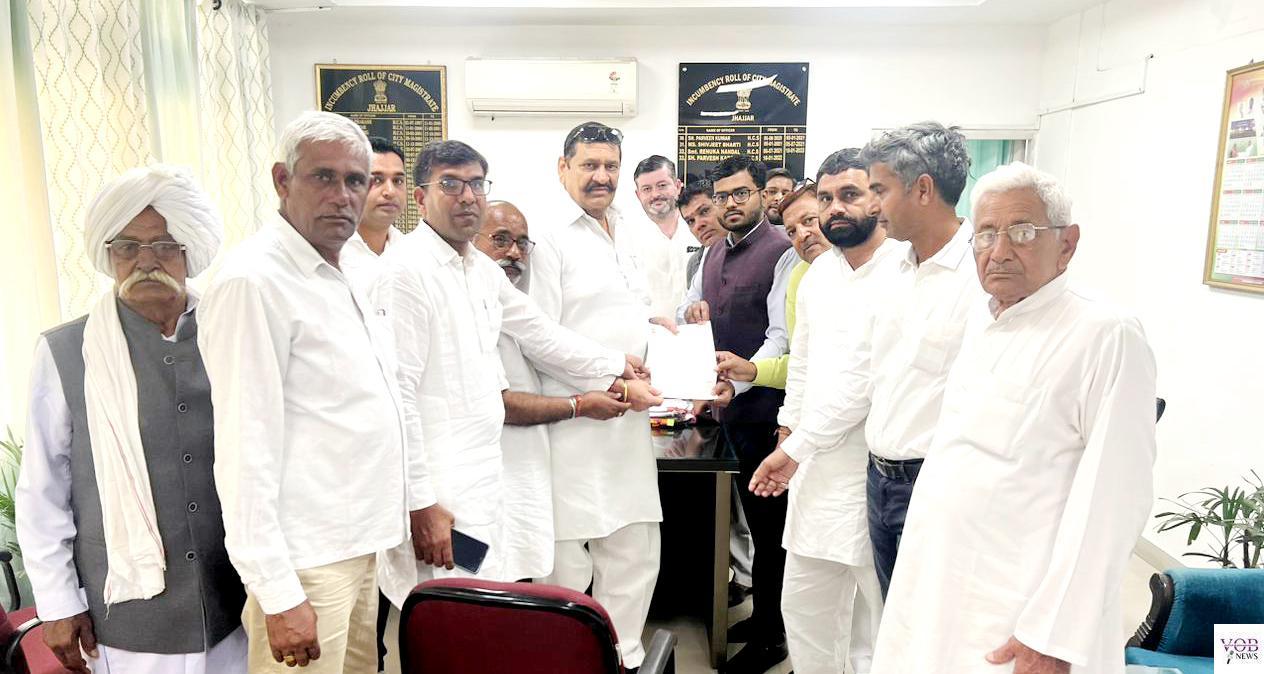 Read more about the article तीन गांव की पंचायत ने विधायक राजेंद्र जून की अगुवाई में सीटीएम को दिया ज्ञापन