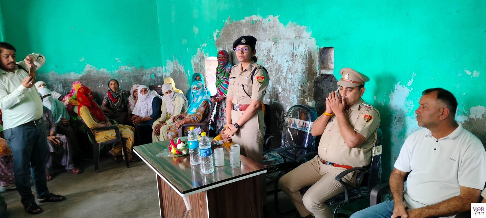 Read more about the article मेधा भूषण ने आज गांव समचाना में नशे के विरुद्ध व नशे की रोकथाम हेतू किया जागरूक