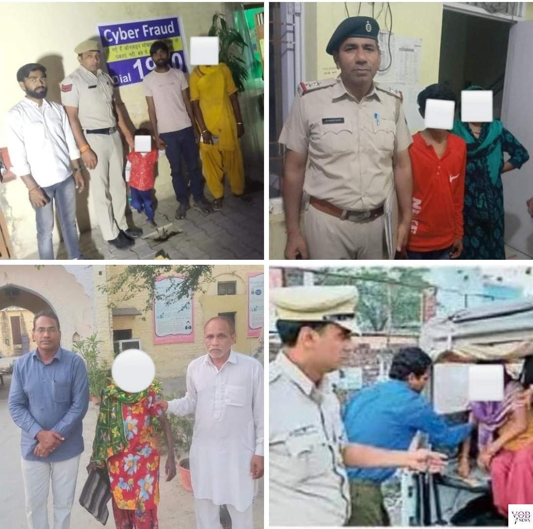 Read more about the article बच्चों व महिलाओं को सकुशल पाकर उनके परिजनों ने जताया झज्जर पुलिस का आभार