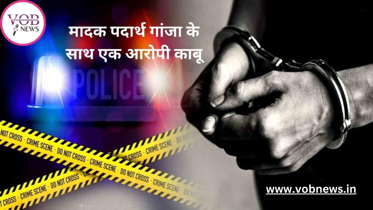 Read more about the article  मादक पदार्थ गांजा के साथ एक आरोपी काबू