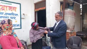 Read more about the article ए एस आर फाउंडेशन की सहायता की मुहिम पहुंची वृद्धाश्रम बाघोला ( पलवल) तक