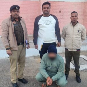 Read more about the article अवैध हथियार के साथ एक आरोपी गिरफ्तार